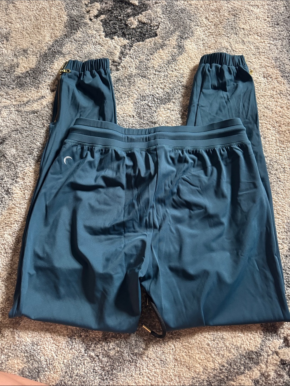 ZYIA Teal Peak Zipper Joggers - Picture 3 of 3